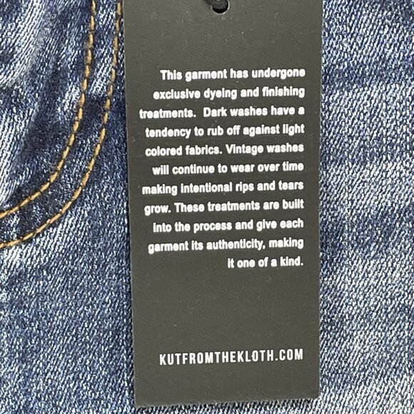 Kut from the Kloth Connie Ankle Skinny Womens 00 Denim Blue Jeans 25x26 NWT - Picture 13 of 16